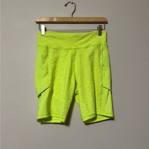 adidas Bright Yellow Women's Bike Shorts